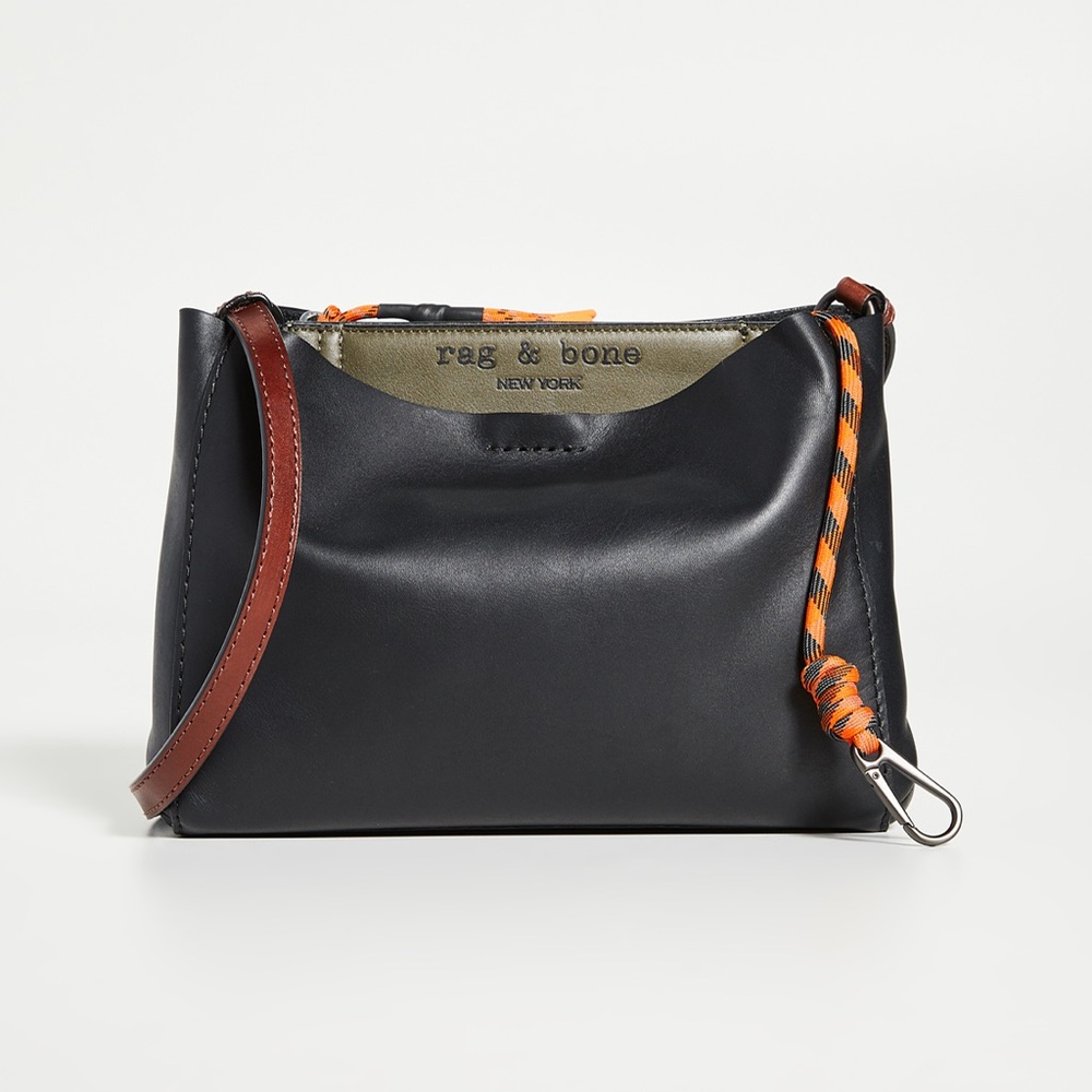 Rag and Bone Black Crossbody Passenger Bag